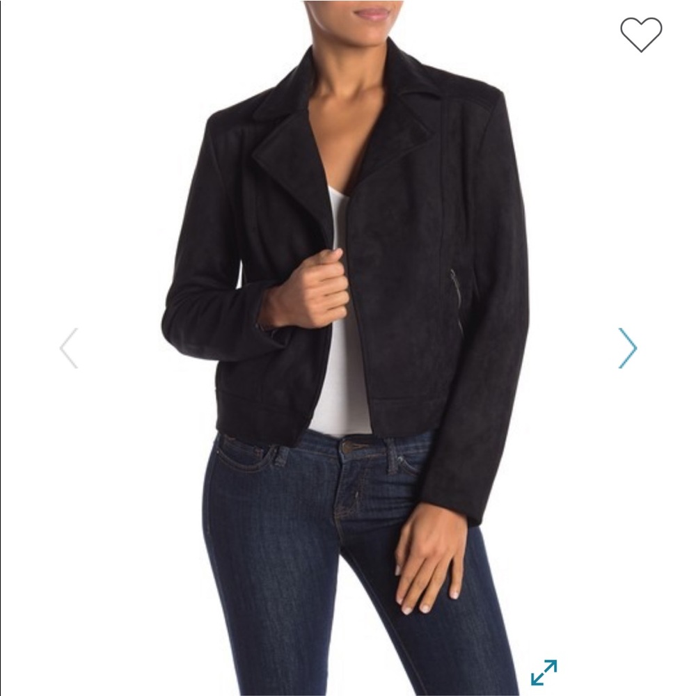 Faux Suede Black Jacket